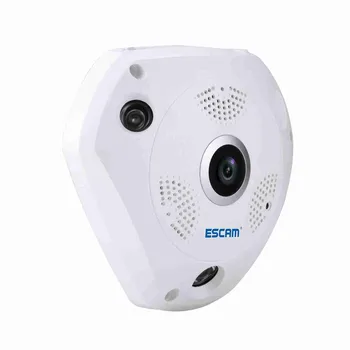ESCAM QP180 960P Panoraminis Wi-fi IP Kamera 1.3 MP HD 