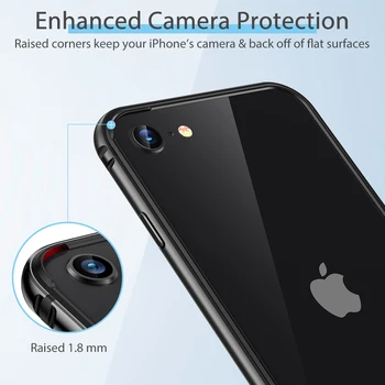 ESR Atveju iPhone, SE 2020 Naujas 8 7 X XS XR 11 11 Pro Max Telefono Dangtelį Metalo Bamperis Rėmo Atveju iPhone, SE 2-os Kartos 