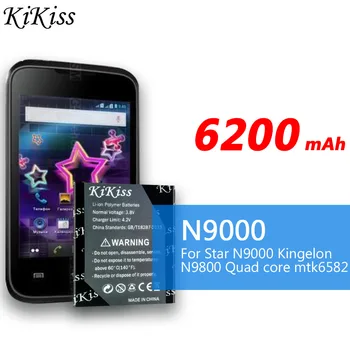 Elephone 6200mAh Baterijos Pakeitimo atsarginę Bateriją, Star N9000 N9000+ N3 N3+ Už Kingelon N9800 Išmaniųjų Telefonų