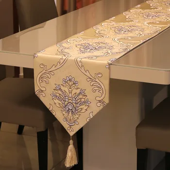 Europos Sprogus modernūs, prabangūs elegantiška, didelio tikslumo siuvinėjimo stalo bėgikų Namų Puošybai Kaime klasikinio lentelės vėliavos