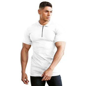 Europos ir Amerikos nauji verslo laisvalaikio vyriški marškinėliai kieto spalvų V-kaklo, patogus, kvėpuojantis slim-fit marškinėliai T-shirt