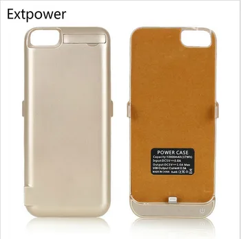 Extpower 10000mAh Telefoną, Baterijos Kroviklis Atveju iPhone 6 6s 7 8 Ultra Plonas Baterijos Įkrovimo Galia Banko 