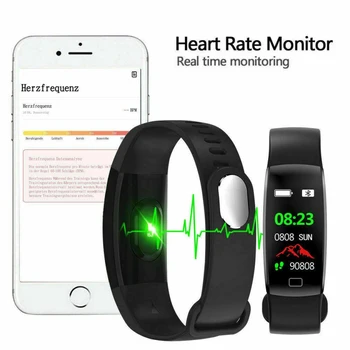F64hr smart juosta plaukimo Širdies ritmo Tracker sporto laikrodžių apyrankės pedometer pulsometer fitneso apyrankę slėgio matavimas
