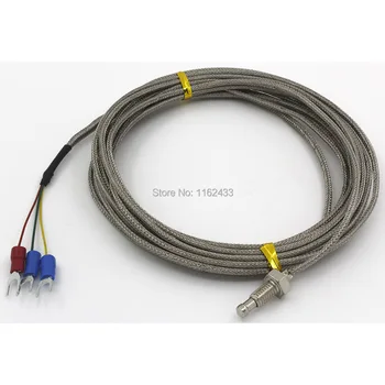 FTARB01 PT100 5m kabelis varžtas M6 sriegio, galvos MTTP varžtas temperatūros jutiklis WZPT-02