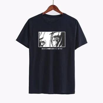 Fashionshow-JF Jūs Bijoti Tamsos Japonijos T-Shirt Harajuku Stiliaus Estetinių Anime Tee Hipsters Grunge Viršų
