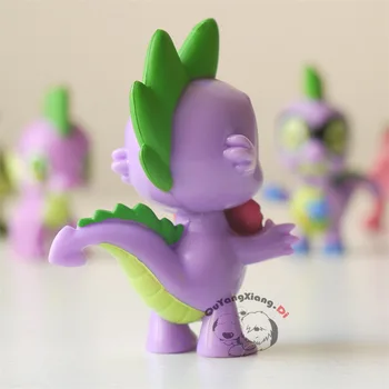 Figūrėlių, 5cm Mažai Cute Arklių Lėlės Modelio Anime Žaislai Smaigalys Drakonas Raudoną peteliškę Žaislai Vaikams