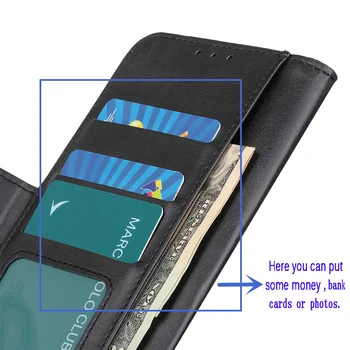 Filp dangtelis odinis telefono dėklas Samsung S20 Plius S11 S10E 20 Pastaba Ultra 10 Pastaba Lite su piniginė ir kortelės pakuotėje.