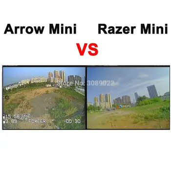Foxeer Razer Mini Razer Micro 1200TVL PAL/NTSC Perjungiamos 4:3 16:9 FPV Kamera FPV Lenktynių Drone Rodyklių Versijos