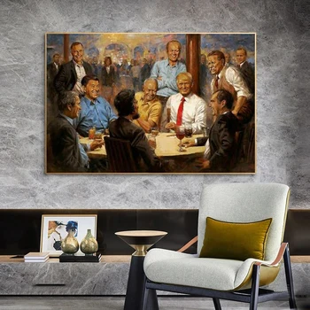 GX007 Naujas Donald Trump Pirmininkas Karšto Tapybos Didžiosios JAV Plakatą, Spaudinių, Meno Šilko Šviesos Drobė Sienos Nuotrauka Už Namų Kambario Dekoro