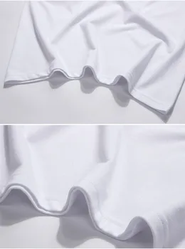 Gamyklos didmeninė prekyba (5vnt/lot), sporto atsitiktinis meilužis šeimos drabužius originalaus Dizaino Juoda balta pilka trumparankoviai Vasaros T-shirt