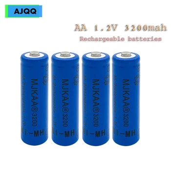 Gamyklos kaina 10 Vnt Pigūs AA 3200 mAh 1.2 V Ni-MH baterija, dėl žaislų, elektrinių automobilių nuotolinio valdymo