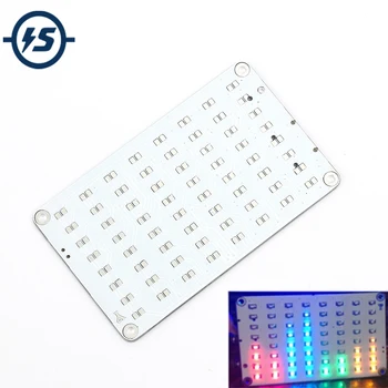 Garso Spektro LED Indikatorius 4 Spalvų 8x8 5V FFT Balso Kontrolės Matricos LED Raudona/Mėlyna/Žalia/Geltona Elektroninių 