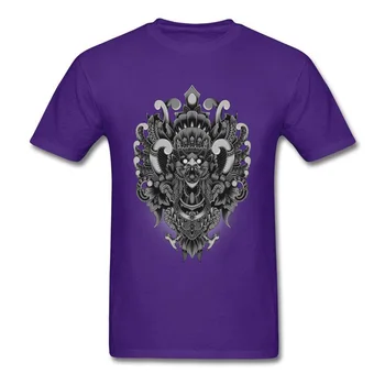 Garuda Print T-shirt Vyrai Indijos Stiliaus Marškinėlius Nauja Trumpas Rankovės Dovana Marškinėliai Medvilnės O Apykaklė Berniukas Europos Viršūnių Tees Didmeninės