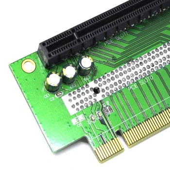 Grafikos plokštė PCIE 3.0 Adapteris Kortelės Pratęsimas 1 taškas 2 PCIE3.0 Visiškai Greitis 16X Serverio Priekiniai ir Atgal Adapterio plokštę