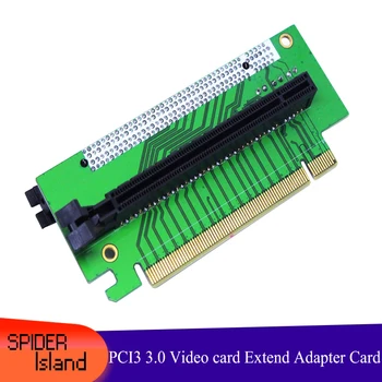 Grafikos plokštė PCIE 3.0 Adapteris Kortelės Pratęsimas 1 taškas 2 PCIE3.0 Visiškai Greitis 16X Serverio Priekiniai ir Atgal Adapterio plokštę