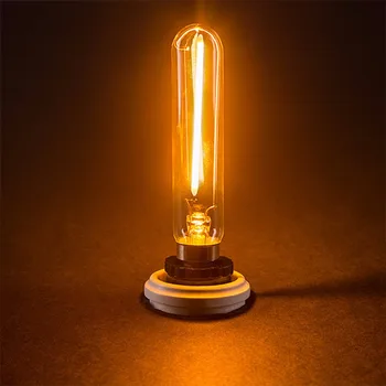 Grensk T20 Vamzdinės Led Lempos 1W Aukso Atspalviu Retro LED Ilgas, Kaitinamosios Lemputės, Itin Šiltas 2200K E12 E14 Pritemdomi Lemputės Dekoratyvinis Apšvietimas