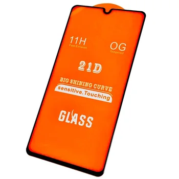 Grūdintas apsauginis stiklas Xiaomi Redmi 9C su juodu rėmu visą klijai