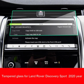 Grūdintojo stiklo apsauginė plėvelė Land Rover Discovery Sporto 2020 Automobilių GPS navigacijos