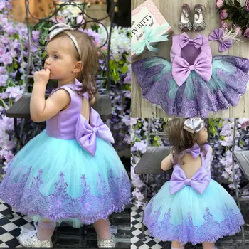 Gėlių Vaikai Kūdikių Mergaičių Lankas Inscenizacija Šalies Oficialaus Princess Tutu Suknelė Suknelė, Kostiumas