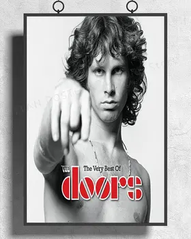 H342 Šilko Plakatas Namų Dekoravimo Durų Amerikos Roko Grupė Jim Morrison Albumą Sienos Meno Kalėdų Dovana