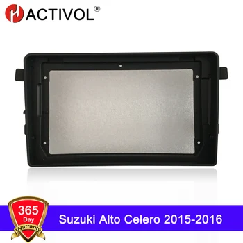 HACTIVOL 2 Din Automobilio Radijo plokštė, Rėmas Suzuki Alto Celero-2016 M. Automobilio DVD Grotuvas GPS skydelis brūkšnys mount kit car accessory