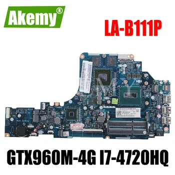 HD LA-B111P Nešiojamojo kompiuterio motininė plokštė Lenovo Y50-70 mainboard originalus I7-4720HQ/4710HQ GTX960M-4G