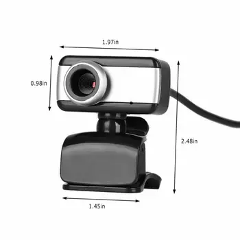 HD USB 2.0 480P Kamera, Auto Fokusavimas, Web Kameros, Kamera w/ Mikrofonas PC Nešiojamas Darbalaukio Universaliųjų Kompiuterių Periferiniai įrenginiai