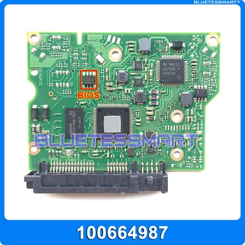 HDD dalys PCB logika valdybos spausdintinių plokščių 100664987 REV A B Seagate 3.5 SATA hdd duomenų atkūrimo kietajame diske remonto