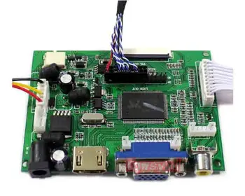 HDMI+VGA 2AV Kontrolės Valdyba Rinkinys B140XW01 V8 V. 8 / B140XW01 VB V. B LCD LED ekrano Vairuotojo Lenta