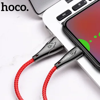 HOCO Magnetinio USB Kabelis iPhone 12 11 Xs Max Xr 8 7 Greito Įkrovimo C Tipo Kabelis, Duomenys, Kroviklis, Mikro USB Laidas Krovimo Laidas