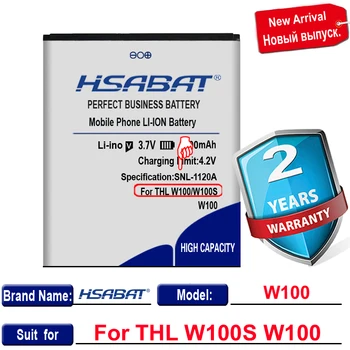 HSABAT Naujas 3000mAh THL W100 Baterija THL W100S Baterija Mobiliojo telefono Baterija, Akumuliatorius, AKKU