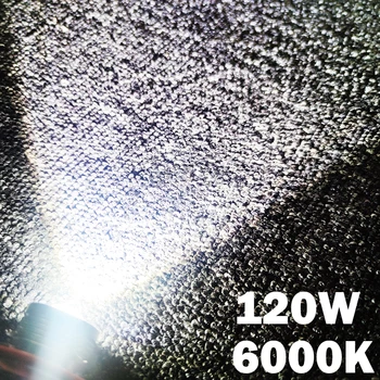 Halo Žiedai Šviesiai 120W LED Žibintai Angel eyes lemputės BMW 5 6 7 X5 X3 Serijos E61 530xi E39 M5 E60 E87 E53 E66 E83 E63 E64 E65