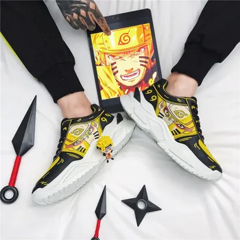 Harashima Sasuke Naruto Anime Bateliai Vyrai Iš Batelių Mados Clunky Sportbačiai, vyriški Laisvalaikio Bateliai Hip-Hop Dropshipping