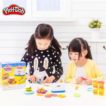 Hasbro Play Doh Žaisti Tešlos Spalva Purvo Kūrybinės Virtuvės Serijos Formų Skanus Taurę Nustatyti Vaikų, Plastilino, Žaislų,