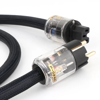 Hi-End vario AC maitinimo kabelis hifi audio MUMS/ES maitinimo laido gryno vario maitinimo kabelis su P-029/P-029E maitinimo kištuko jungtis