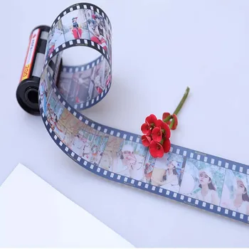 Hqd Pasirinktinius Nuotraukų Keychain-Asmenybės Meilužis Filmas Roll Paketų Prižiūrėtojų Raktinę-Bižuterijos Moterys Gimtadienio Sukaktį Valentino Dieną Suvenyrų