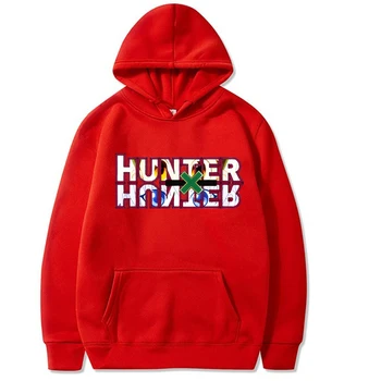 Hunter X Hunter Hoodie Ilgomis Rankovėmis Megztiniai Vyrams Hoodies
