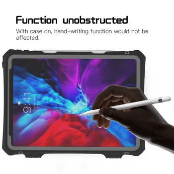 IP68 Vandeniui Tablet Case For iPad Pro 11 2020 Atveju, atsparus smūgiams Visą Sunkiųjų Raštas Tablet Stand Case For iPad Pro 11