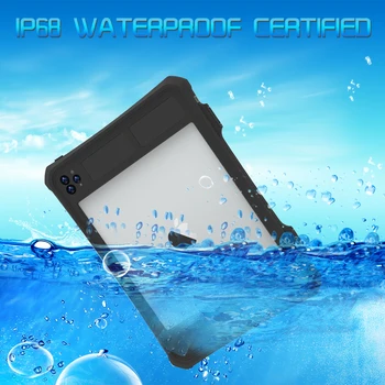 IP68 Vandeniui Tablet Case For iPad Pro 11 2020 Atveju, atsparus smūgiams Visą Sunkiųjų Raštas Tablet Stand Case For iPad Pro 11