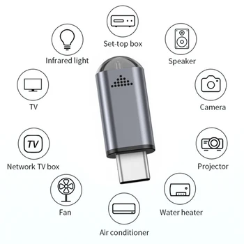 IR Prietaisų Belaidžio ryšio Spindulių Nuotolinio Valdymo Adapteris Mobilaus Telefono Nuotolinio Valdymo Micro USB 