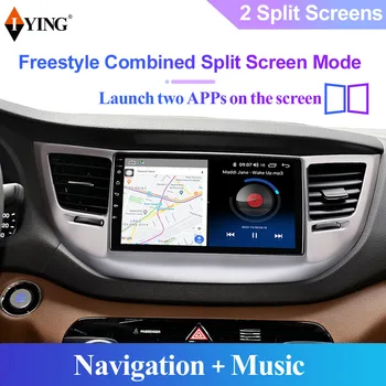 IYING Belaidžio Carplay Už Hyundai Tucson ix35-2018 Automobilio Radijo Multimedia Vaizdo Grotuvas, Navigacija, GPS DSP Carplay 