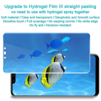Imak Hidrogelio Filmas 3 III Huawei Mate 20 Pro Lite Galiniai Priekiniai Atgal Ekrano Apsauginė Skaidri oleophobic