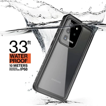 Inkolelo Vandeniui Case for Samsung Galaxy S20 Ultra viso Kūno Apsaugą, atsparus smūgiams Nardymas, Snorkeling Dvigubo Sluoksnio Uždaromos Atveju