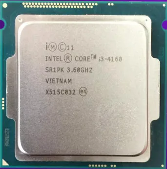 Intel Core i3-4160 I3 4160 Dual Core 3.60 GHz Haswell PROCESORIUS, 5 GT/s 3 MB SR1PK LGA1150 I3 4160 Procesorius 4160