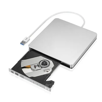 Išorės Slim USB 3.0 DVD įrašymo įrenginys DVD-RW VCD, CD RW Diskų įrašymo įrenginį Superdrive 
