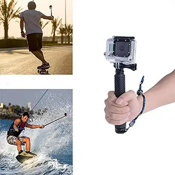 Ištraukiamas Selfie Stick GoPro Vandeniui panaudos/AKASO SJCAM SJ4000 SJ5000 Xiaomi Yi Kameros GoPro Hero Ir Daugiau Selfie