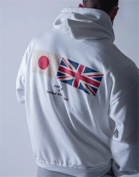 JAPONIJA ir Jungtinė Karalystė 2020 Veikia Hoodies Vyrų Sporto Slim Fit Marškinėlius su Gobtuvu Tracksuit Hoodies Vyriškos Palaidinės Sporto Mokymo