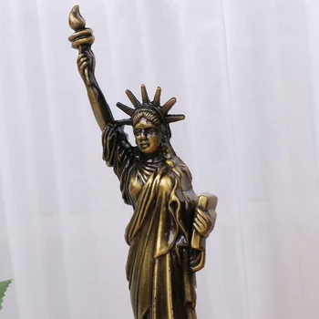 JAV Orientyrai Laisvės Statula Metalo Modelio Stalo Apdailos Įtaisą Amatų Dovana
