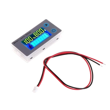 JS-C33 10-100V LCD Automobilinis Švino Rūgšties Ličio Baterijos Talpos Indikatorius Digital Voltmeter Įtampos Testeris Stebėti