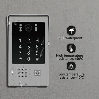 Jeatone 7 Colių Wirless Wifi Smart Video Domofonas Sistema su 960P durų skambutį dėl Namų Saugumo Paramos Įrašyti Slaptažodį RFID Kortelę